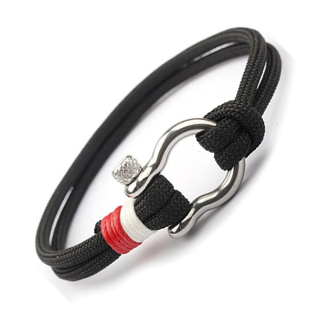 Minimalist Bracelet Anchor Boat Rope Beach Men Women Bohemian Jewelry